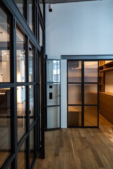 presto xs Doors - Residential loft in the former paper factory in Cham located in Cham, Switzerland