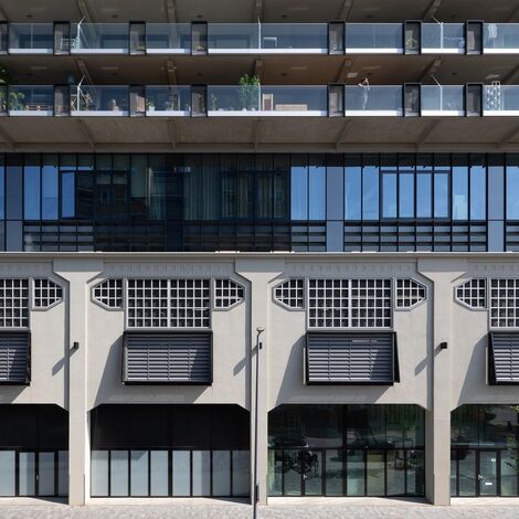 presto 50 Doors, presto 50 Windows, unico xs Windows and thermfix vario Curtain Walls - Fenix I, Rotterdam located in Rotterdam, The Netherlands